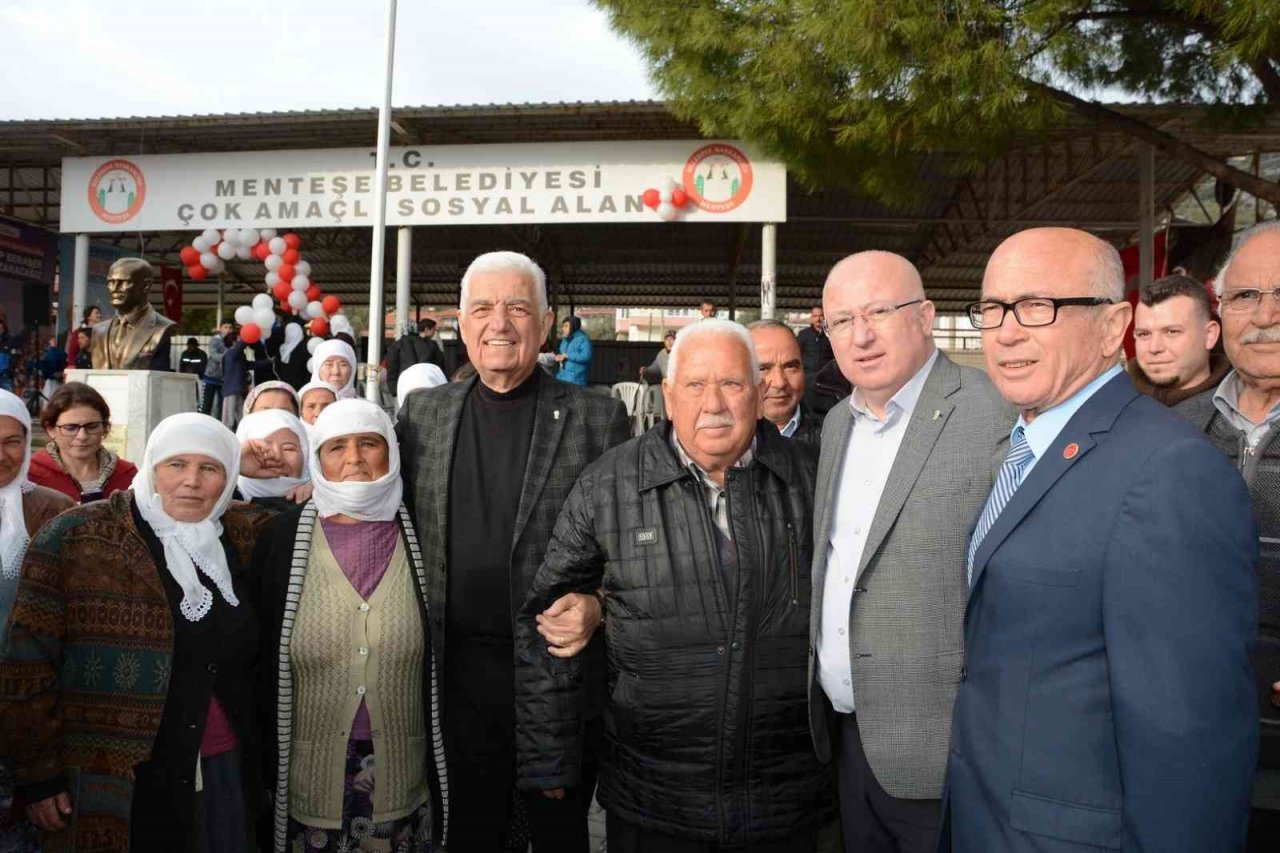 Menteşe Belediyesi kırsala 36 adet çok amaçlı sosyal alan tazandırdı