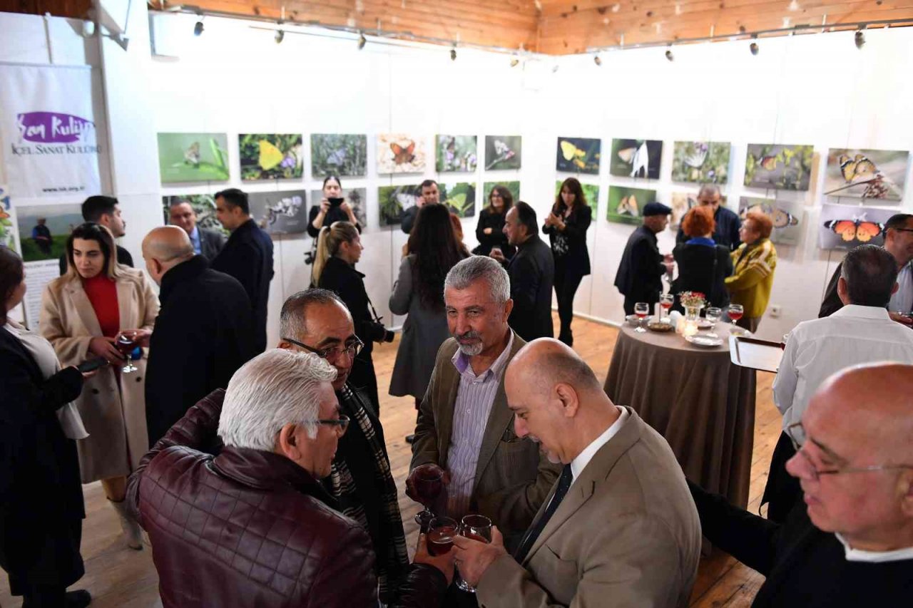 Bülent Akbaş’ın ’Mersin Kelebekleri’ fotoğraf sergisi açıldı