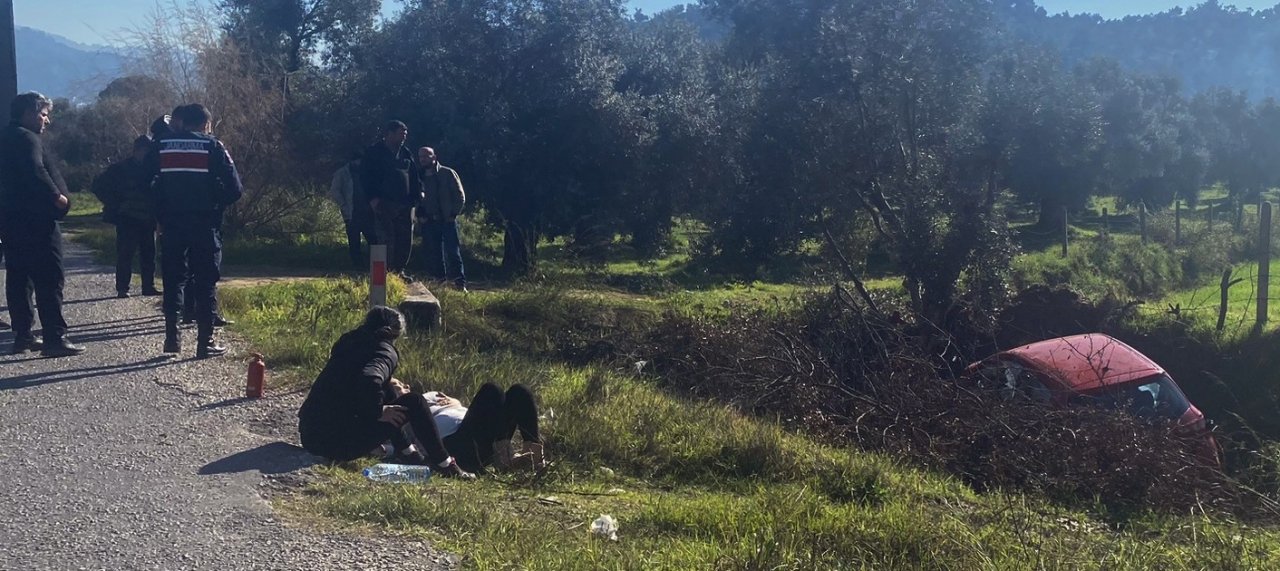 Kontrolden çıkan otomobil tarlaya uçtu: 1 ölü