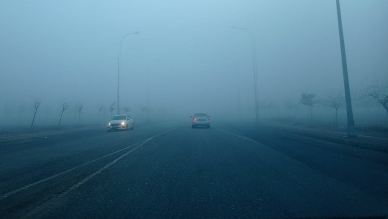 Şanlıurfa’da yoğun sis etkili oldu