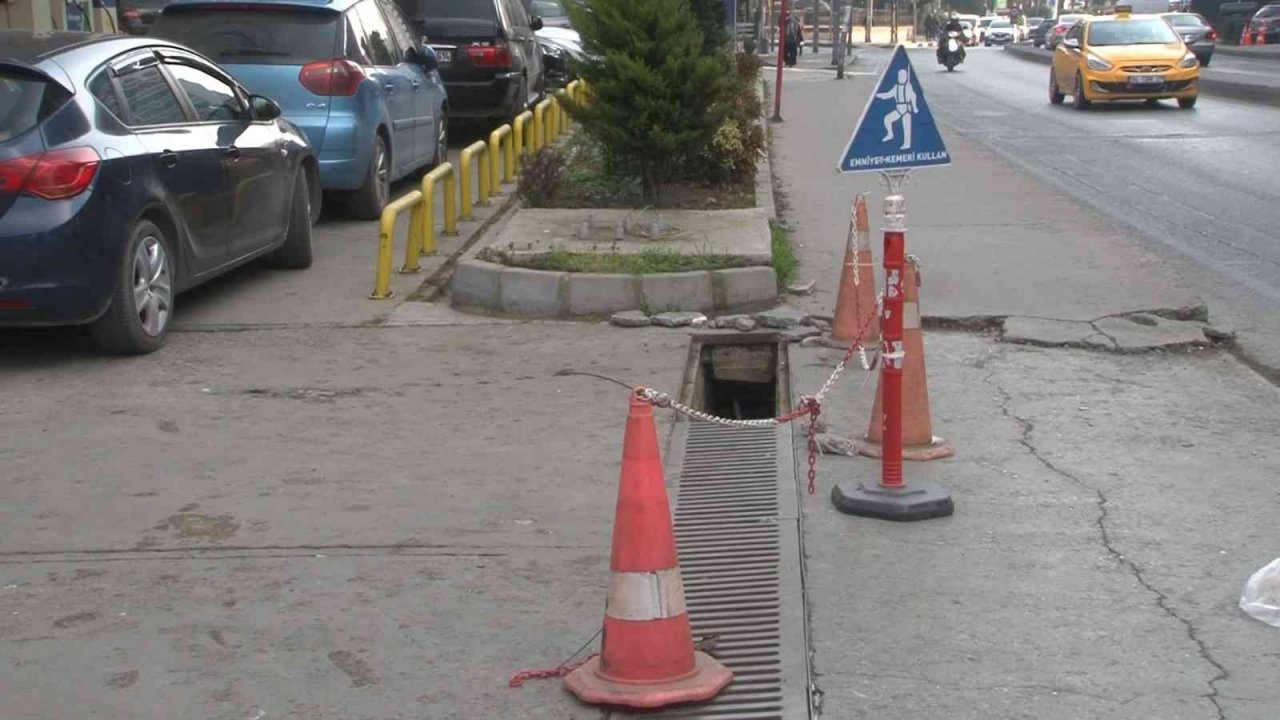 İstanbul’da mazgal hırsızlarına sopalı müdahale kamerada: Neye uğradığını şaşırdılar