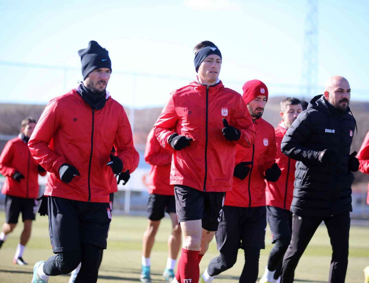 Sivasspor’da neşeli idman