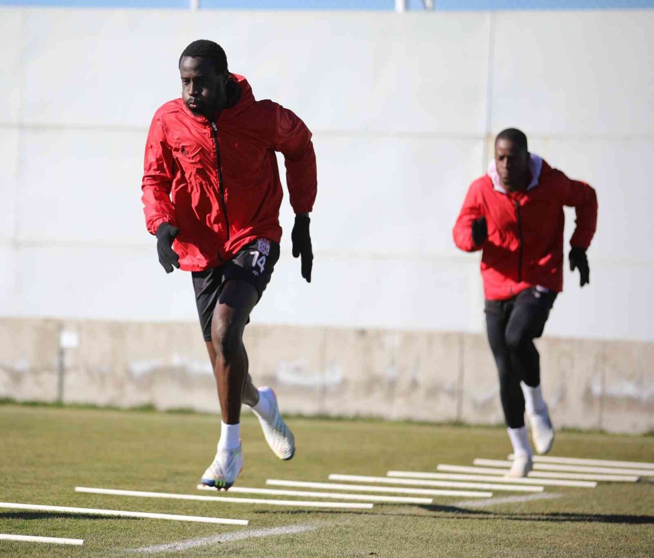 Sivasspor’da neşeli idman