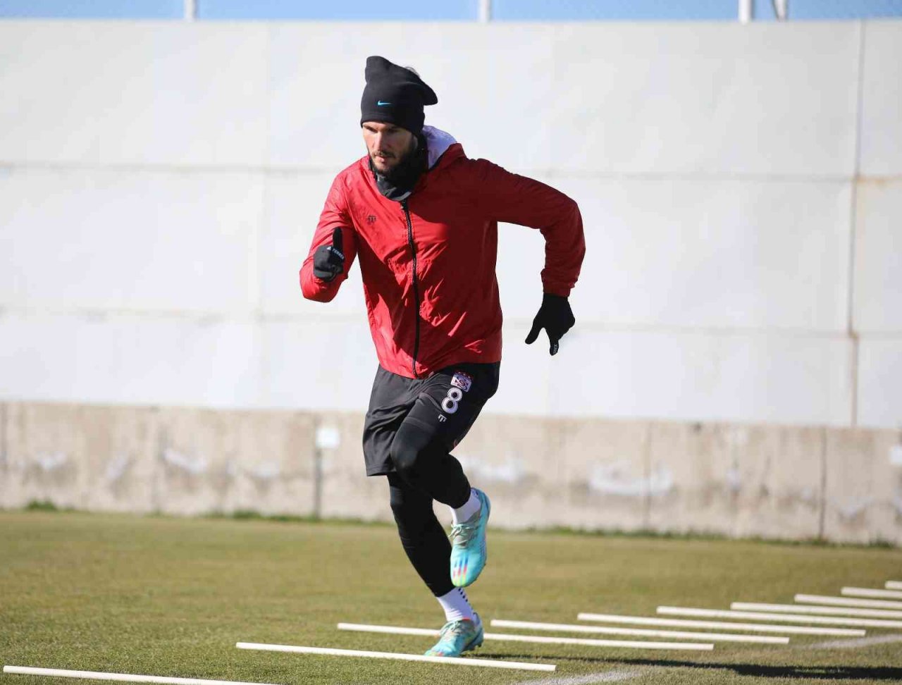 Sivasspor’da neşeli idman