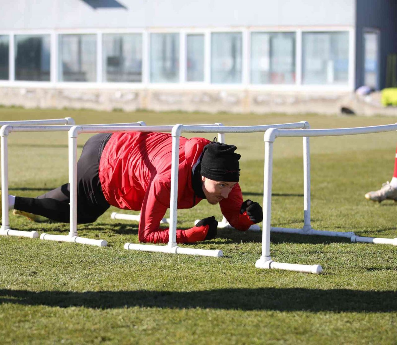 Sivasspor’da neşeli idman