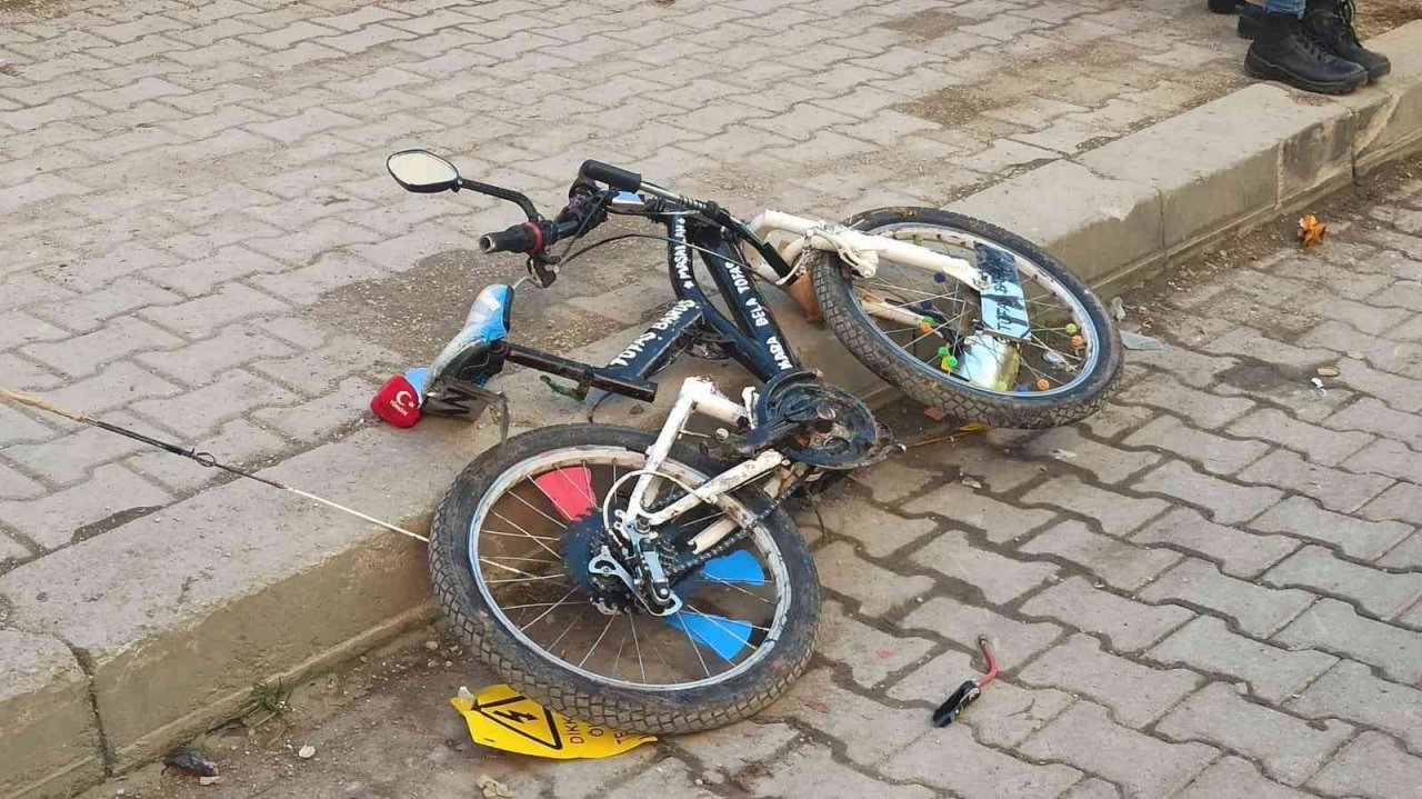 Otomobil bisiklete çarptı: 1 yaralı