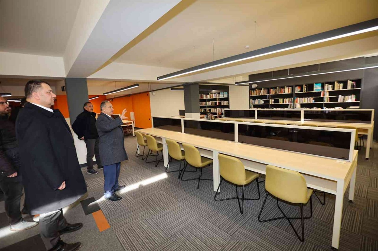 Başkan Yalçın’dan Yeni Bir Kütüphane Daha