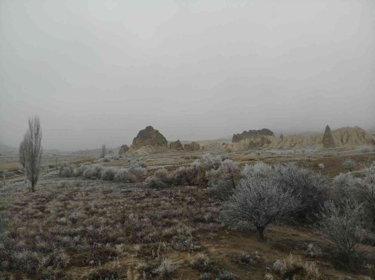 Kapadokya’yı ‘sis’ esir aldı