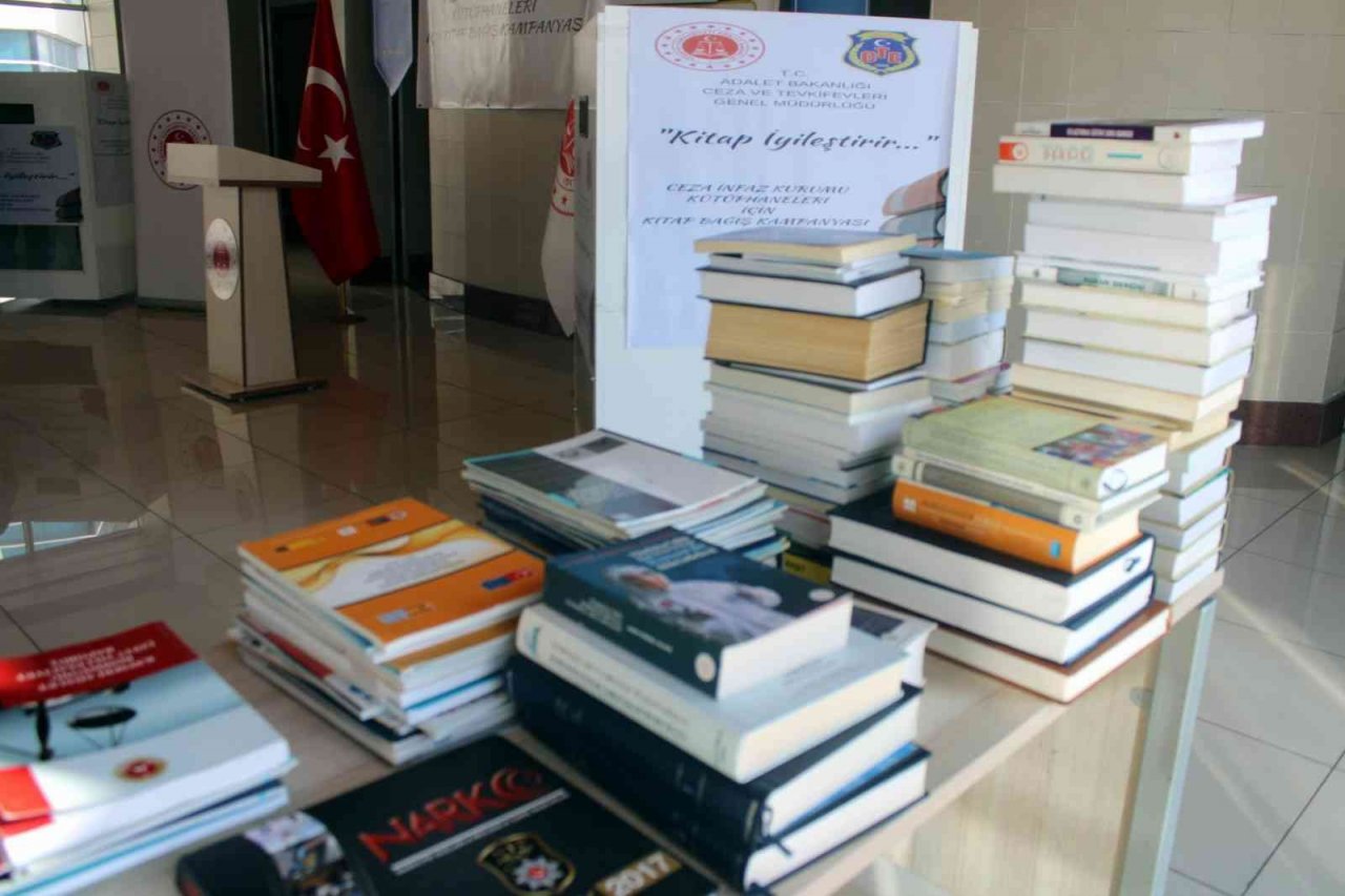 Ceza İnfaz Kurumları Kütüphaneleri için Kitap Bağışı Kampanyası Başladı