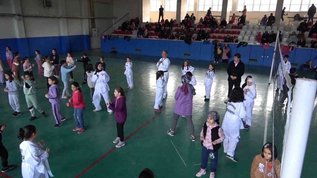 İspir belediyesi spor kulübünde tekvando heyecanı