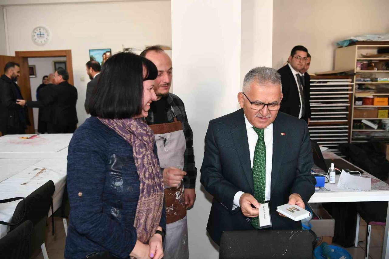 Büyükkılıç ve başkanlardan KAYMEK Göznuru’na ziyaret