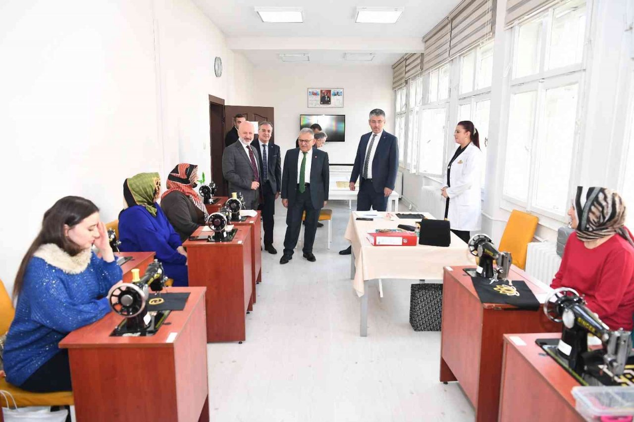 Büyükkılıç ve başkanlardan KAYMEK Göznuru’na ziyaret