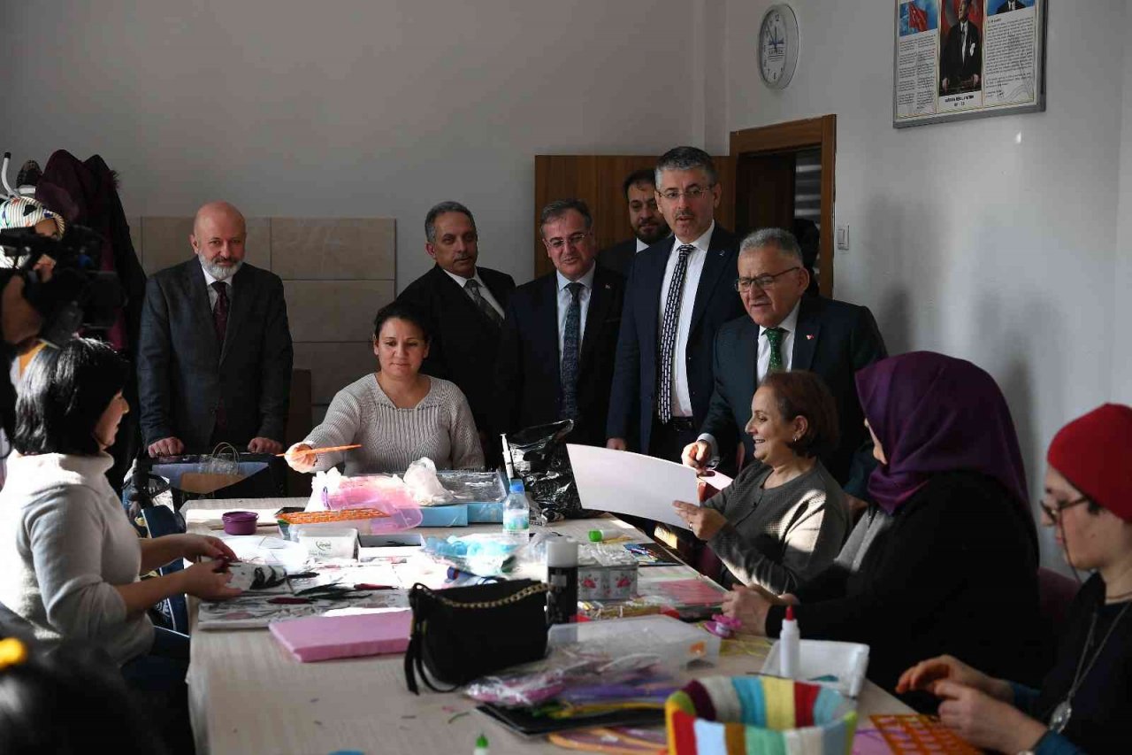 Büyükkılıç ve başkanlardan KAYMEK Göznuru’na ziyaret