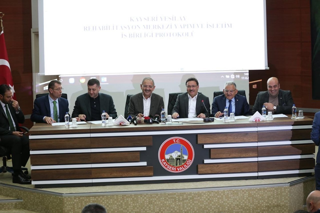 Kayseri’ye Yeşilay Rehabilitasyon Merkezi