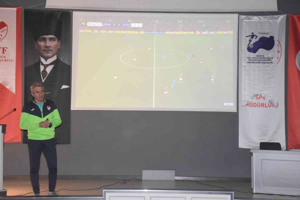 Karabük’te bölgesel hakem semineri yapıldı