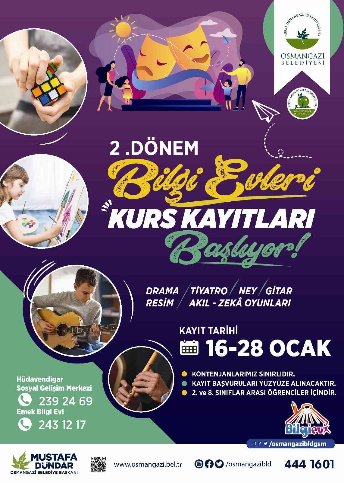 Bilgi Evleri’nde yeni dönem başlıyor