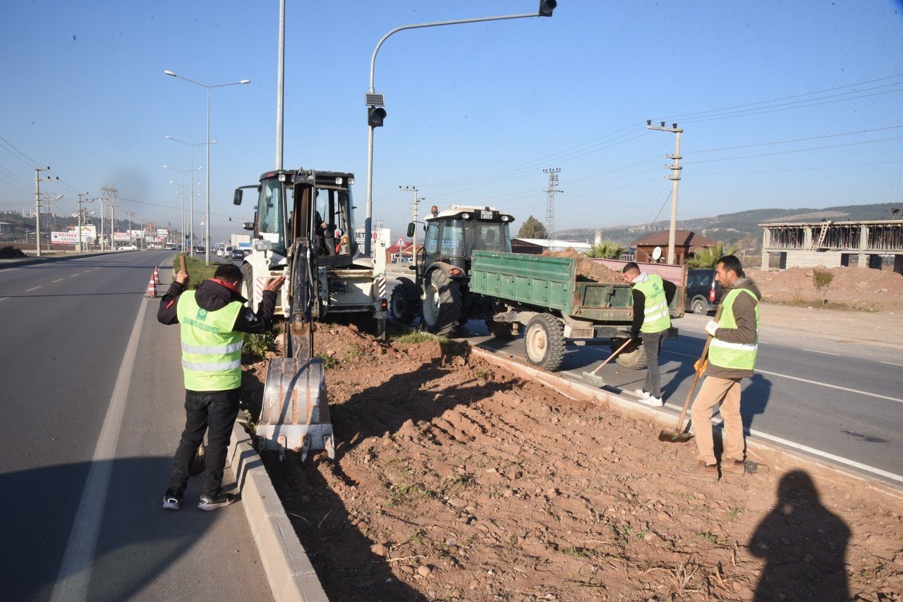 Osmaniye’de peyzaj çalışmaları
