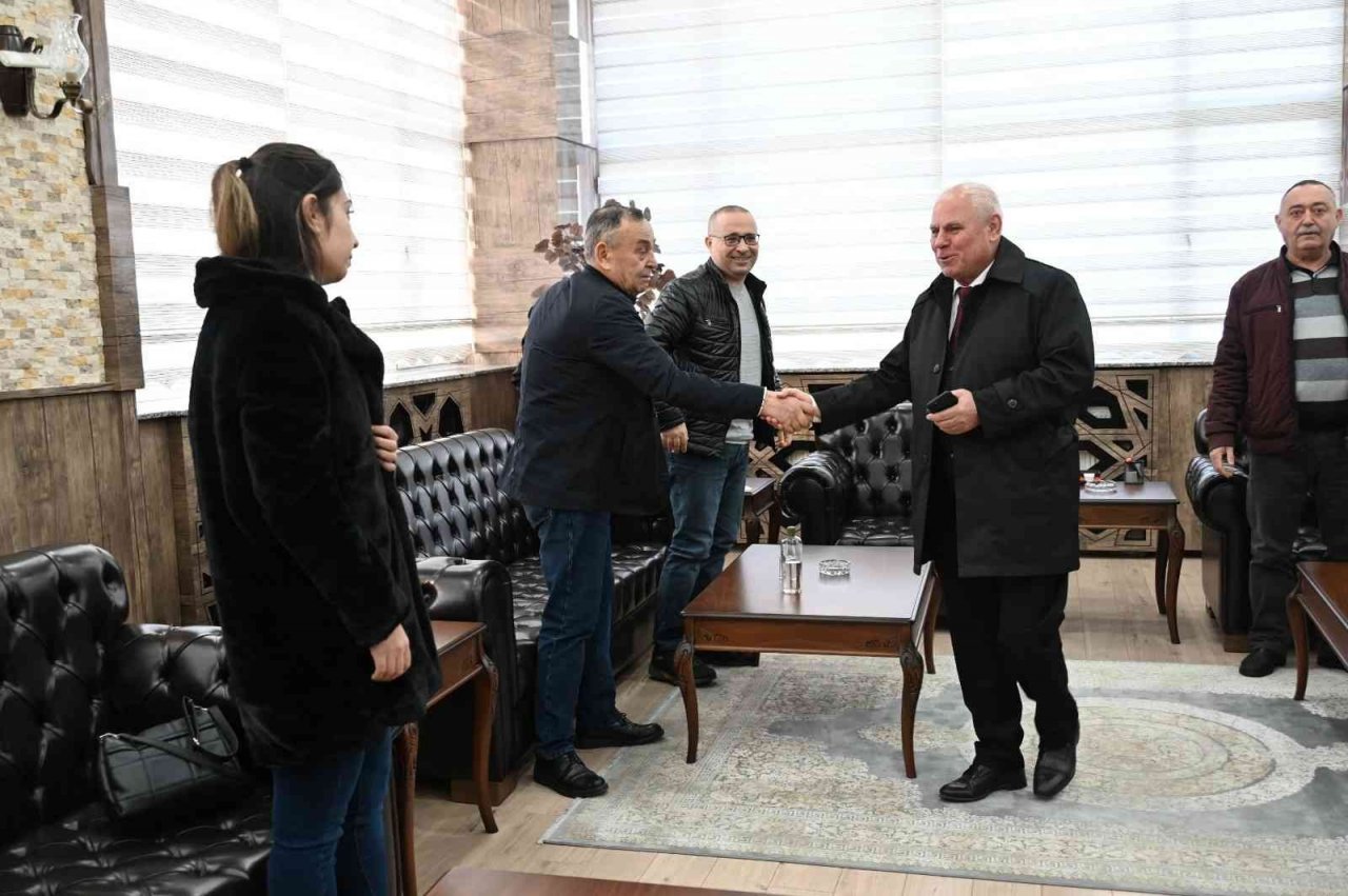 Başkan Tulup gazetecileri ağırladı