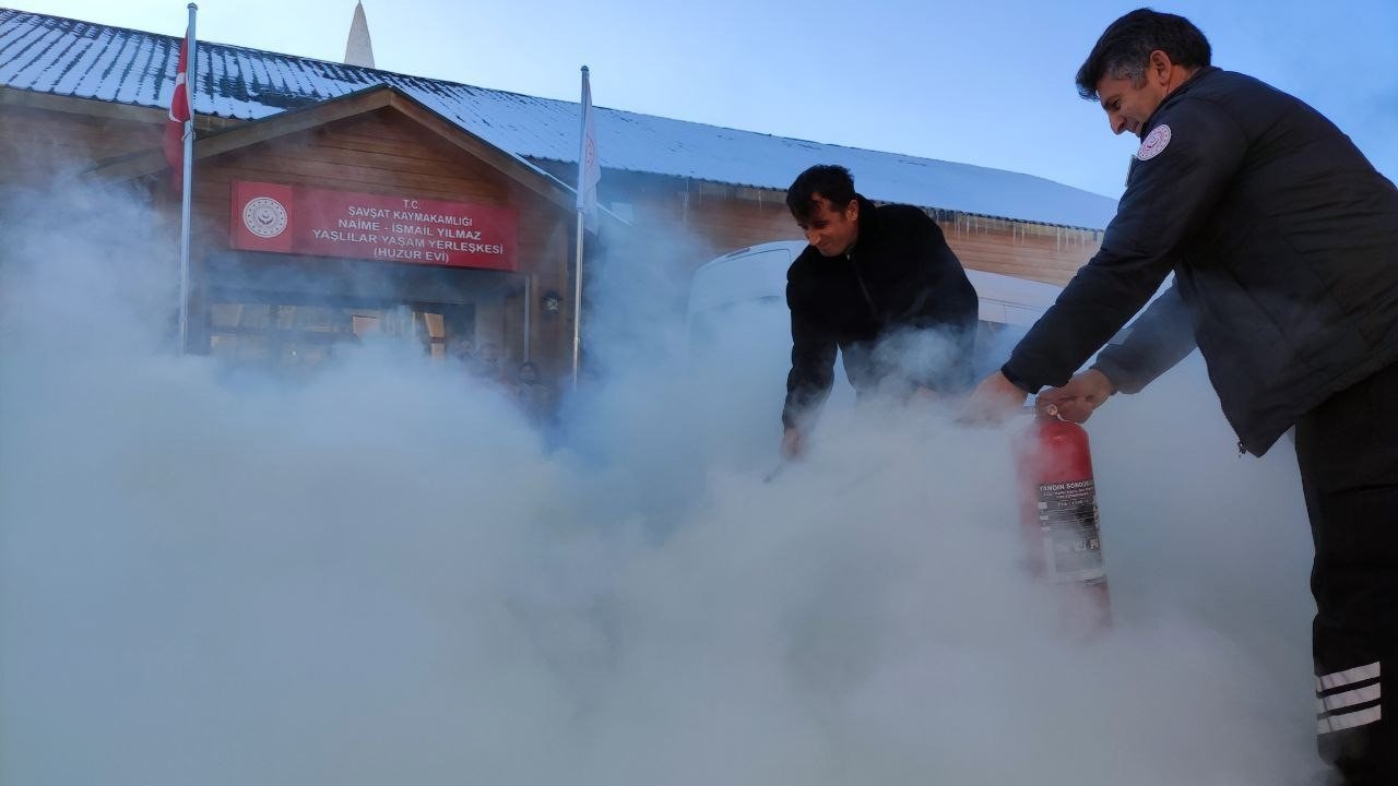 AFAD’dan huzurevi personeline yangın tatbikatı