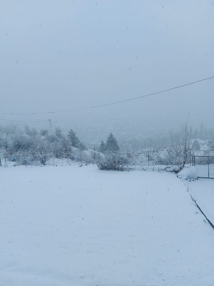 Denizli’ye yılın ilk karı düştü