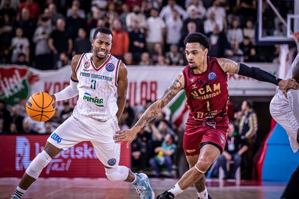 FIBA Şampiyonlar Ligi: Pınar Karşıyaka: 89 - UCAM Murcia: 96