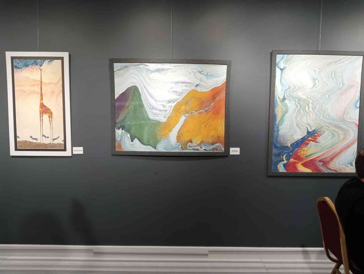 Usta sanatçılar Ebruli Çizgiler Söyleşisi’nde buluştu