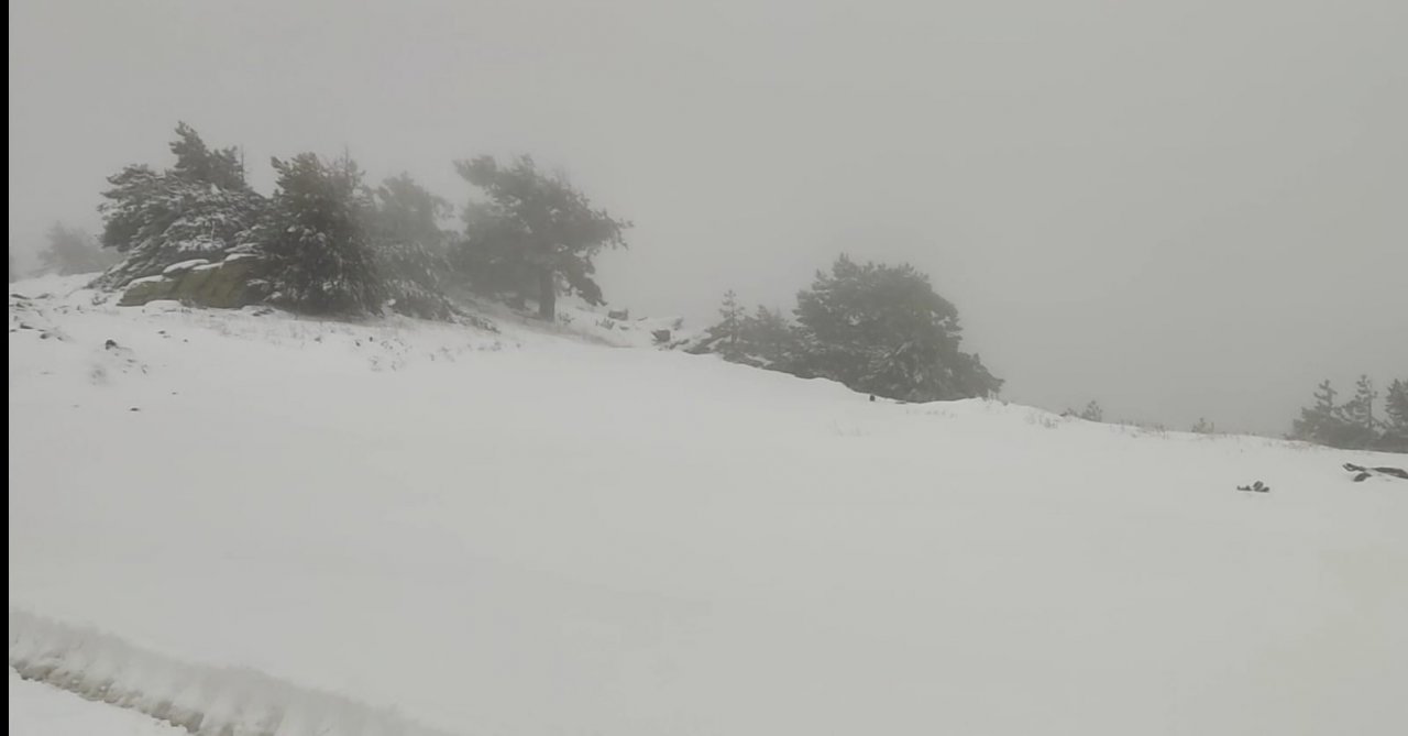 Muğla’da kar yağışı