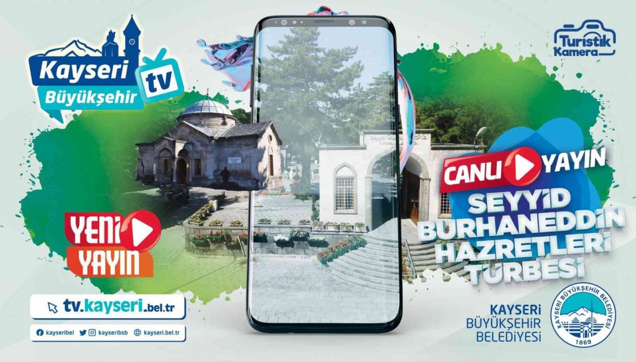 Büyükşehir’in kameraları ile dünya Kayseri’yi izliyor