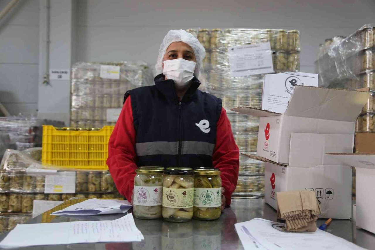 Efeler kadın emeği ile üretiyor, ülkenin dört bir yanına ulaştırıyor