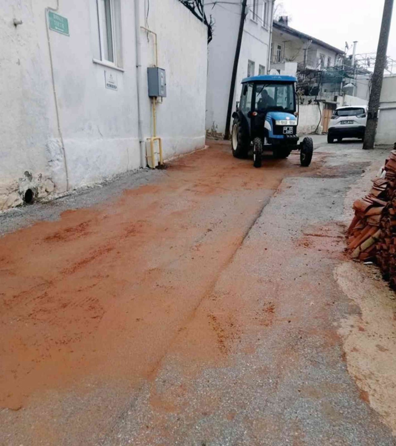 Yoğun yağışta Belediye ekiplerinden anında müdahale
