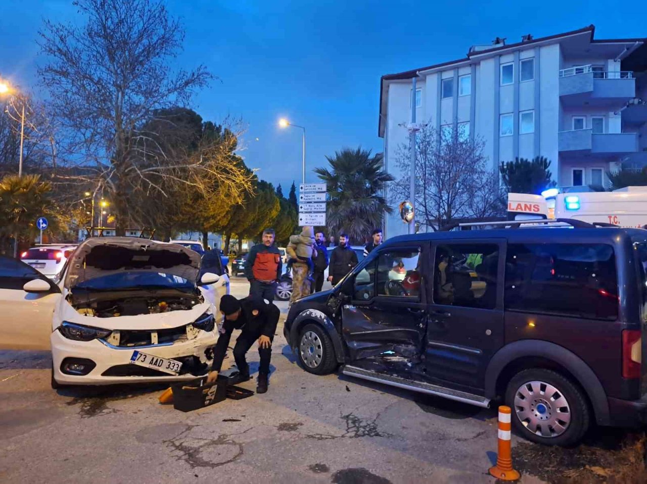 Menteşe’de kaza; 1 yaralı