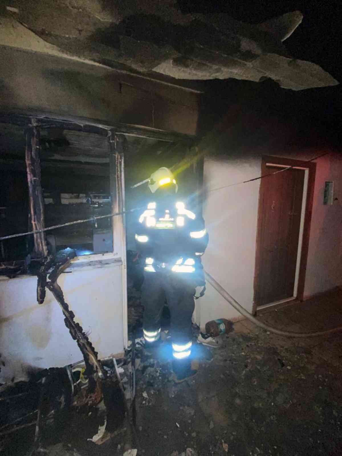 Ortaca’da ev yangını