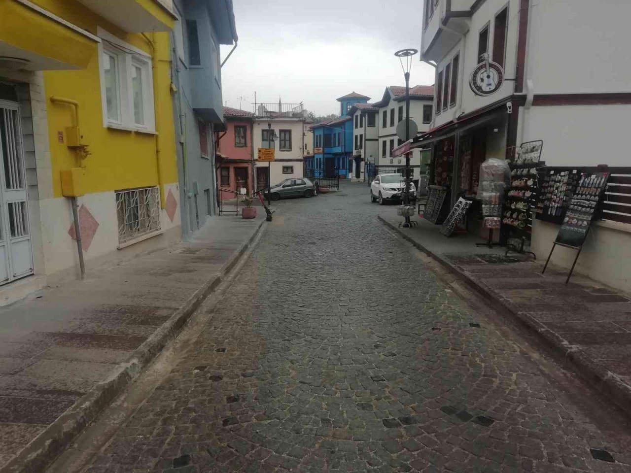 Tarihi Odunpazarı bölgesi boş kaldı