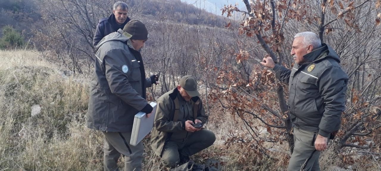Elazığ’da fotokapanların bakımları yapıldı