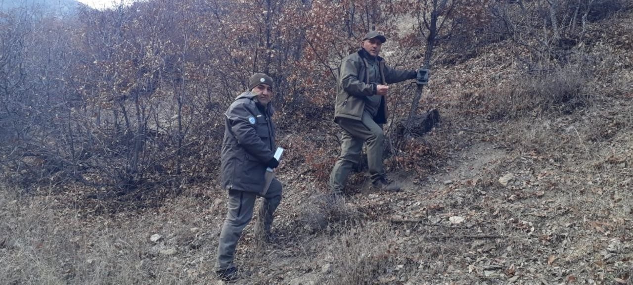 Elazığ’da fotokapanların bakımları yapıldı