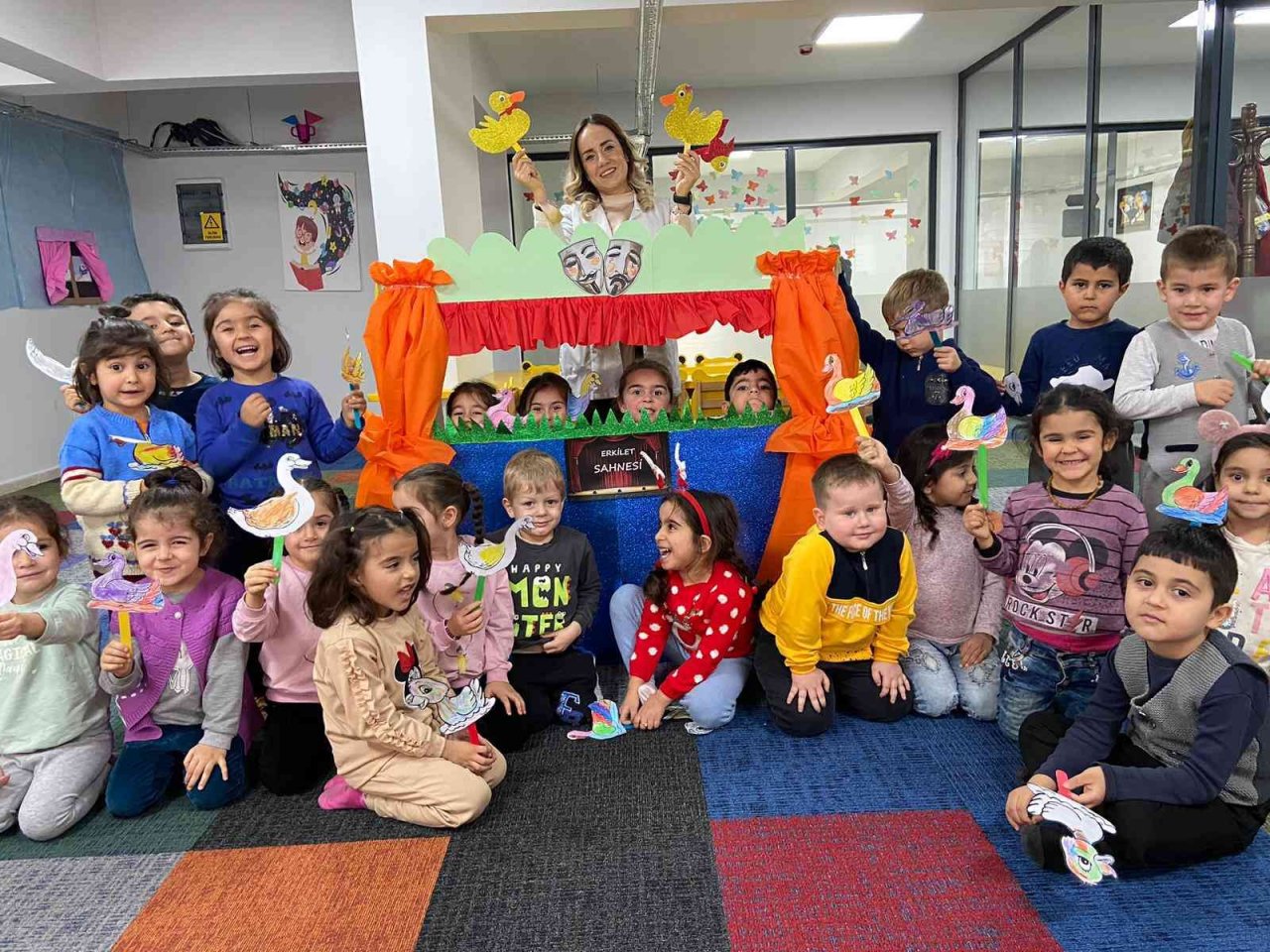 Erkilet Kütüphanesi’nde Çocuklara Özel Etkinlikler