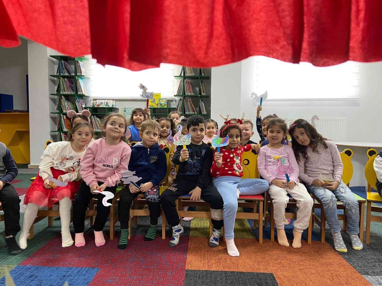 Erkilet Kütüphanesi’nde Çocuklara Özel Etkinlikler