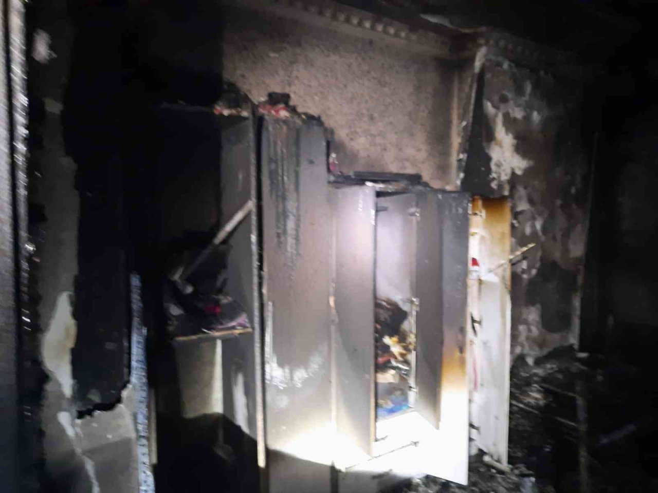 Mardin’de geceyi alevler aydınlattı