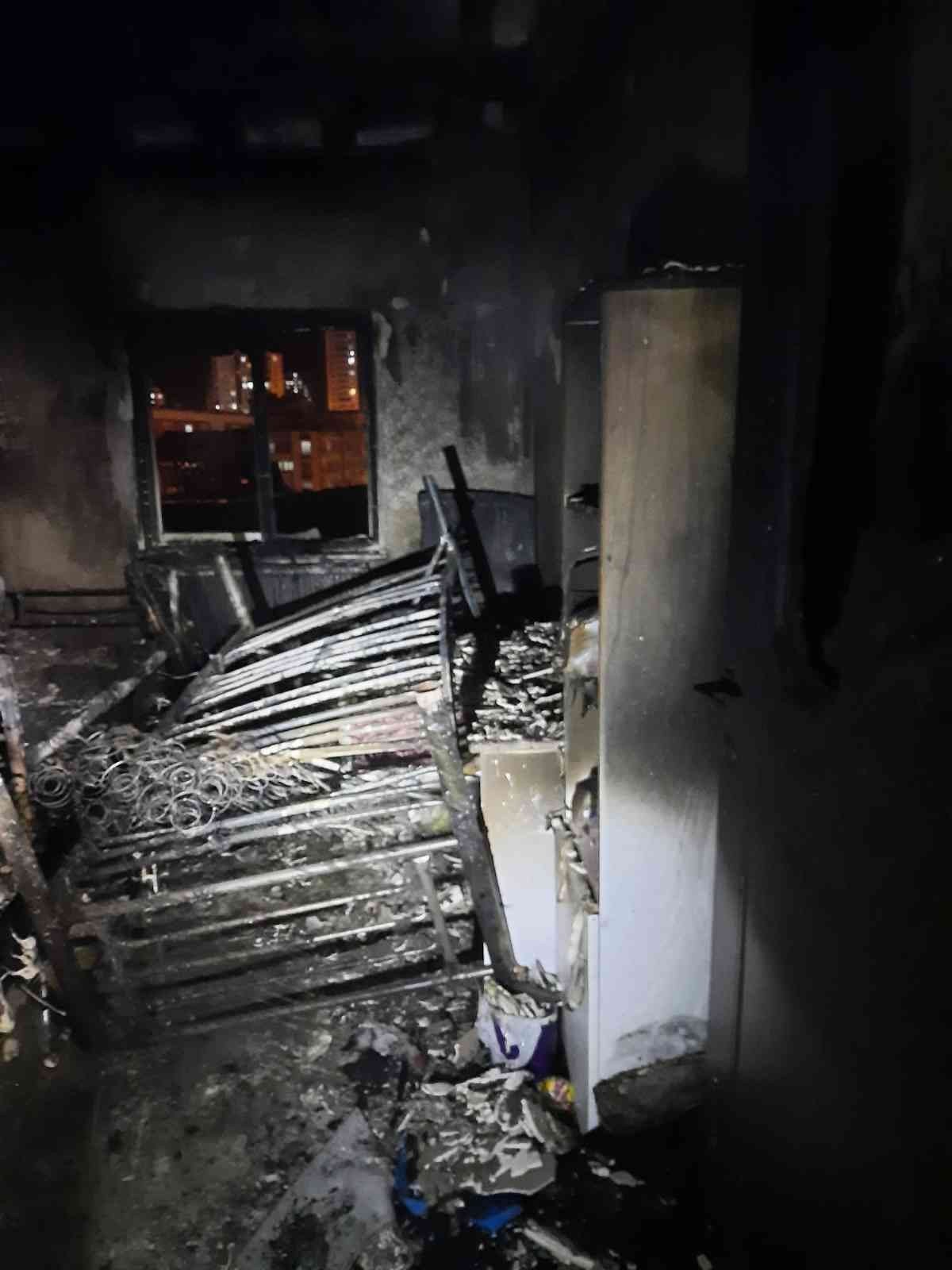 Mardin’de geceyi alevler aydınlattı