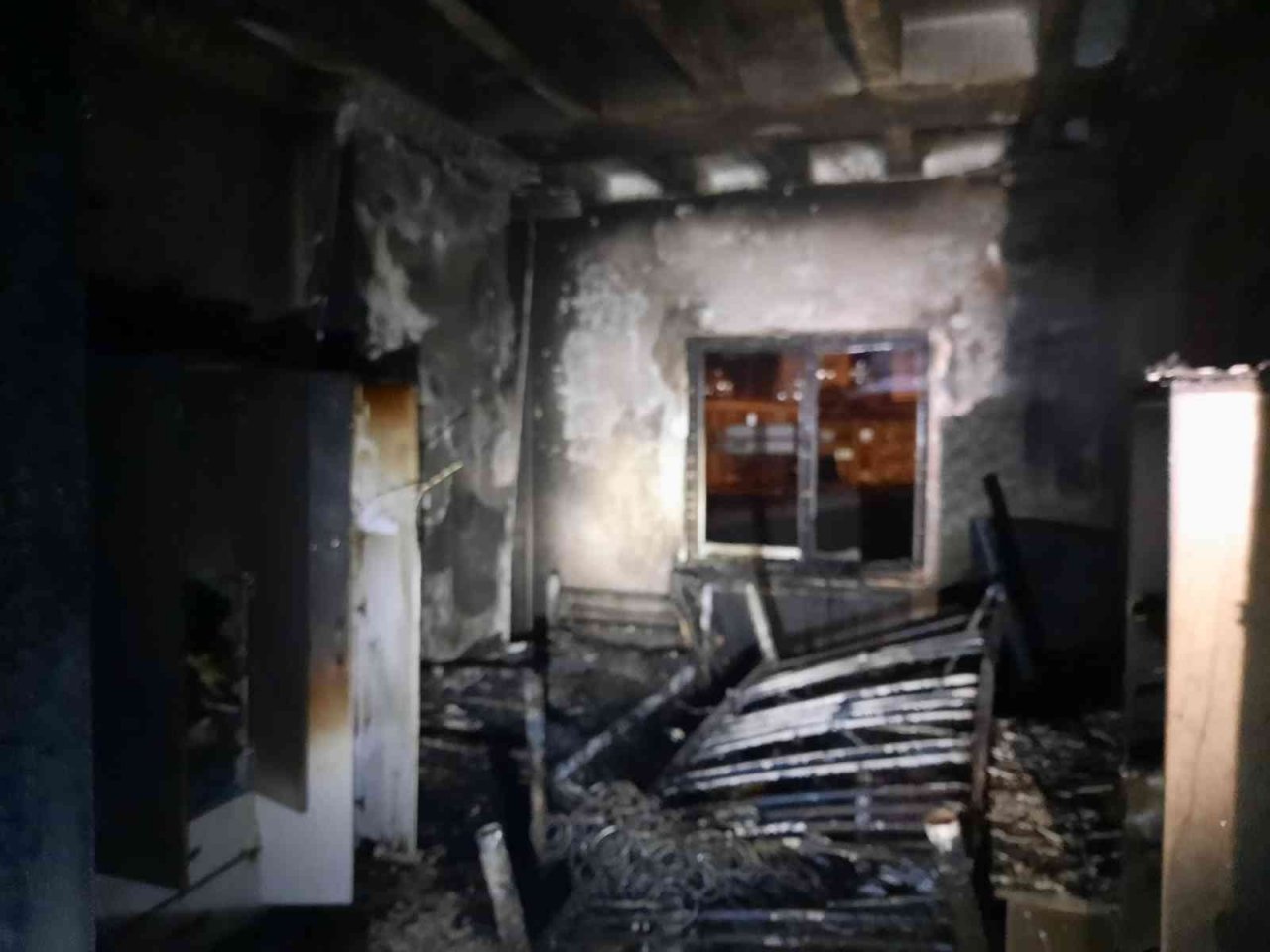 Mardin’de geceyi alevler aydınlattı