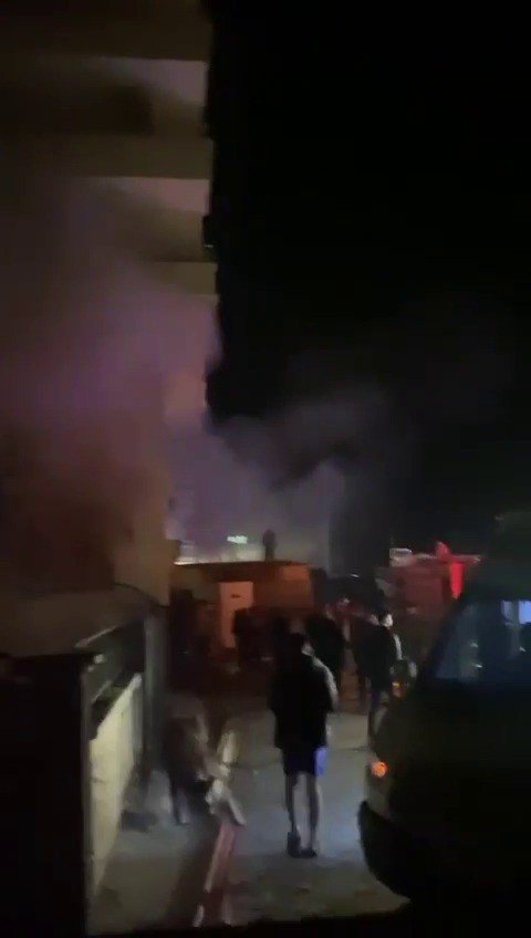 Nusaybin’de tekstil atölyesinde çıkan yangın korkuttu