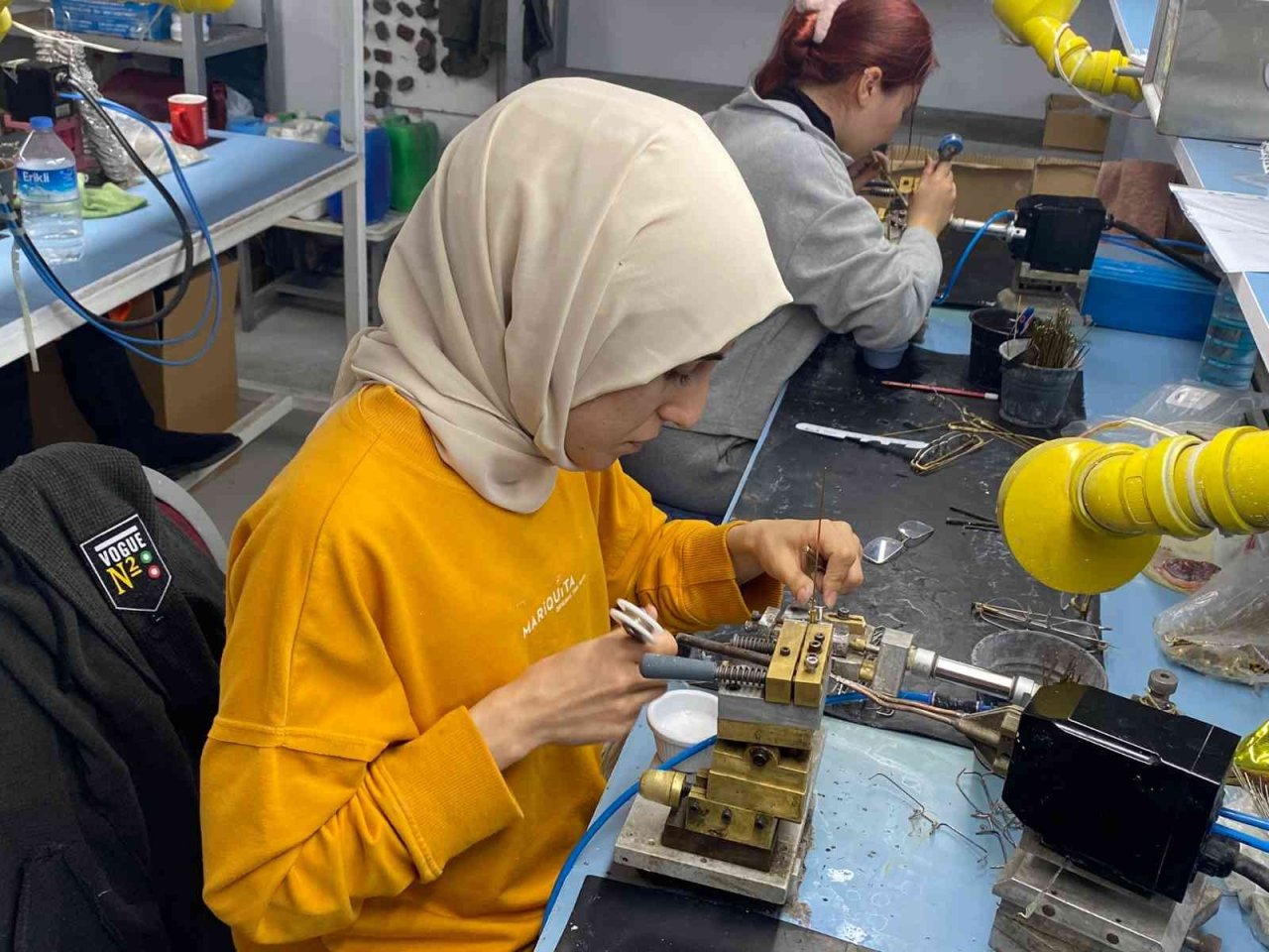 Muğla’da metaller kadınların ellerinde hayat bulmaya başladı