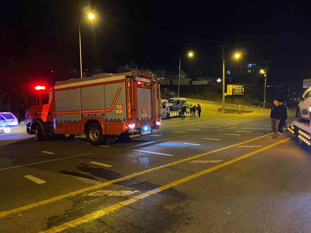 Ordu’da hafif ticari araç ile otomobil çarpıştı: 1 yaralı