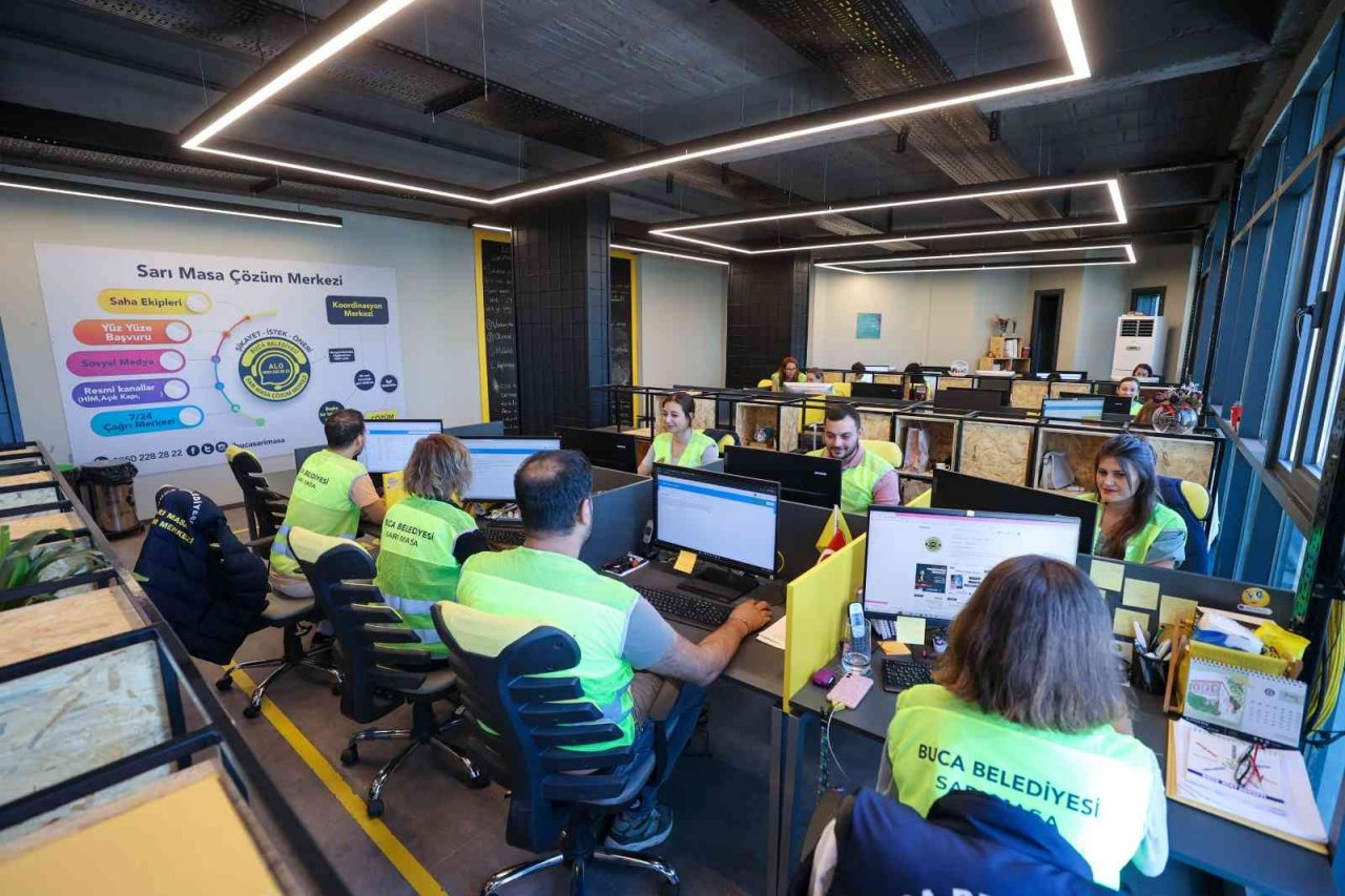 Buca’da Sarı Masa’dan 8 ayda 33 bin 139 talebe cevap