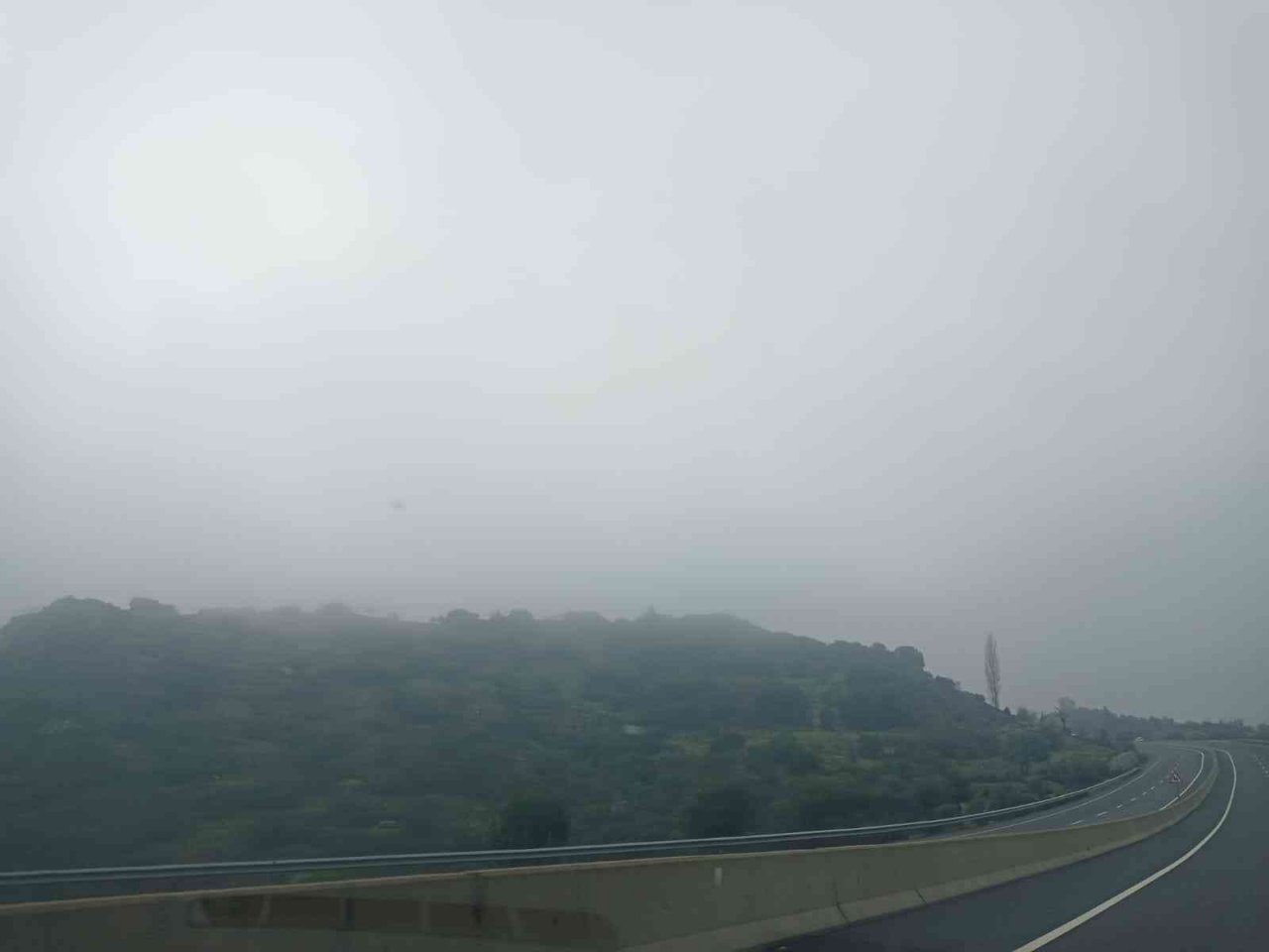 Aydın-Muğla karayolunda sis etkili oldu