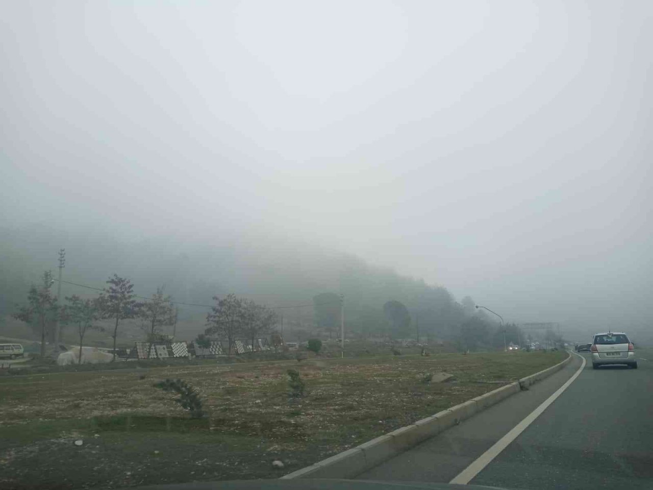 Aydın-Muğla karayolunda sis etkili oldu