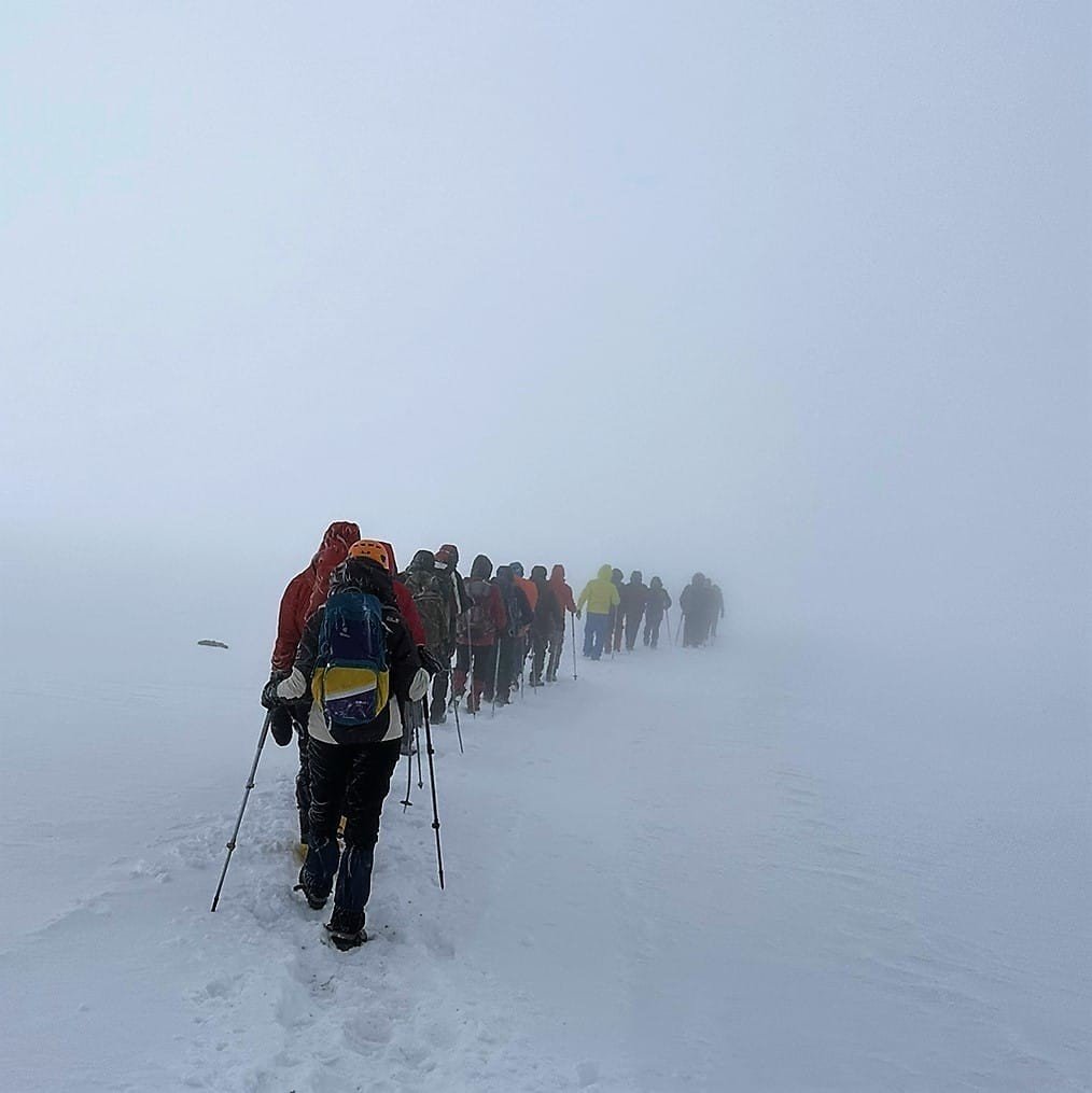 Aydınlı dağcı Sarıkamış şehitleri için tırmandı