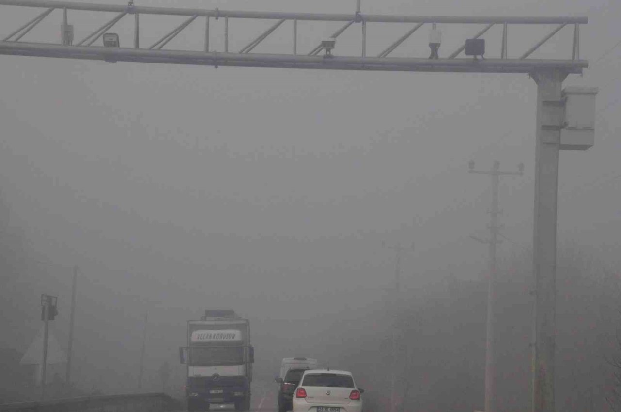 Bolu’da yoğun sis