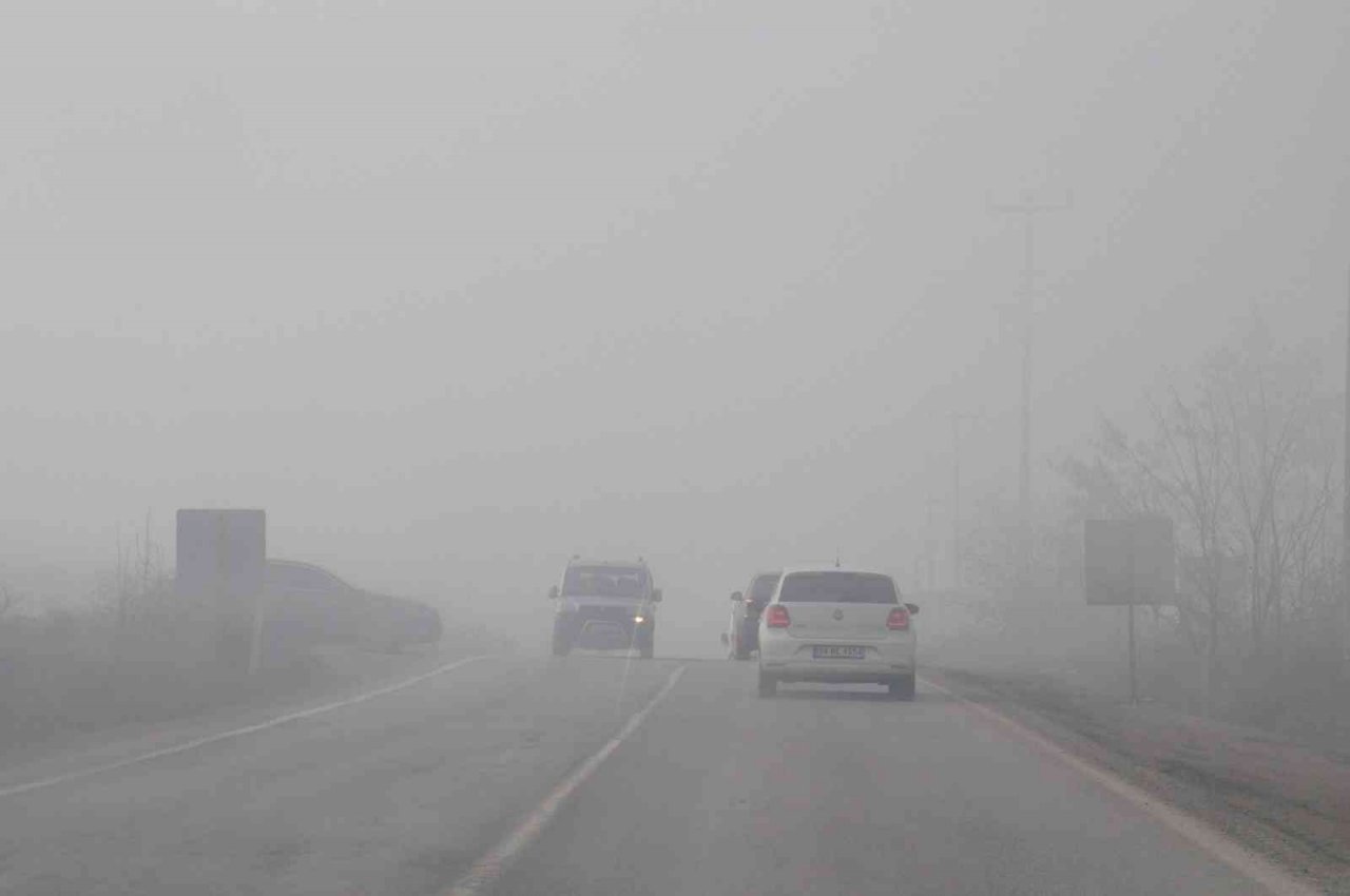 Bolu’da yoğun sis