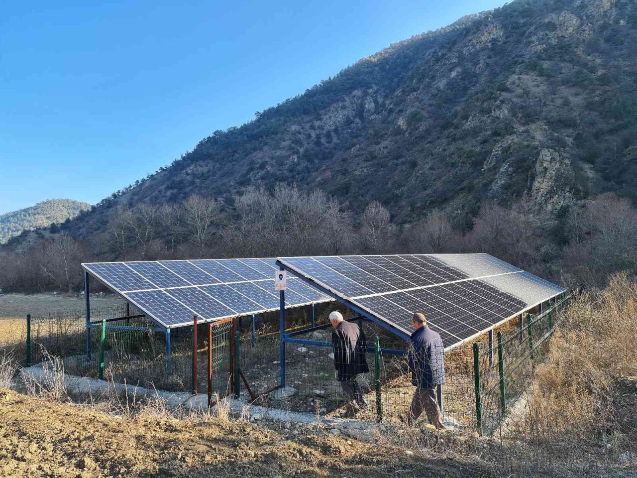 Güneş Enerjili İçme Suyu Tesisi sayesinde günlük 112 ton su ihtiyaçlarını karşılıyorlar